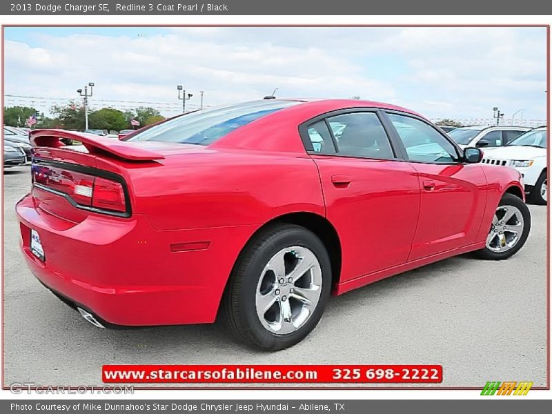 Redline 3 Coat Pearl / Black 2013 Dodge Charger SE