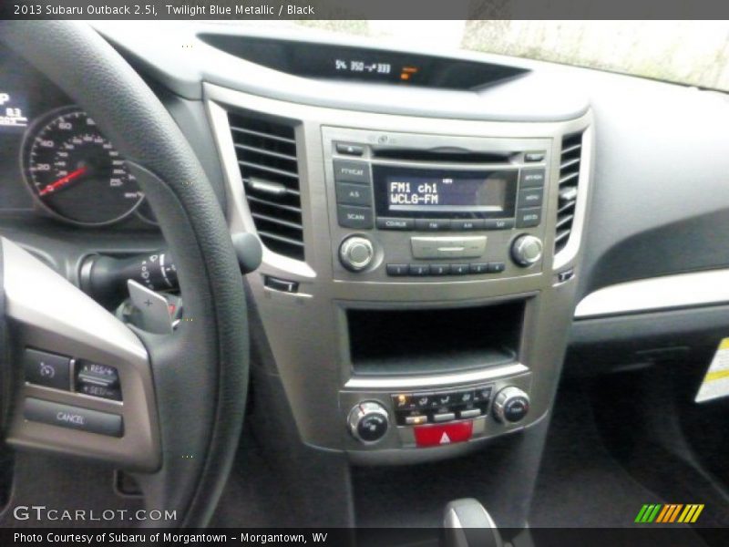 Twilight Blue Metallic / Black 2013 Subaru Outback 2.5i