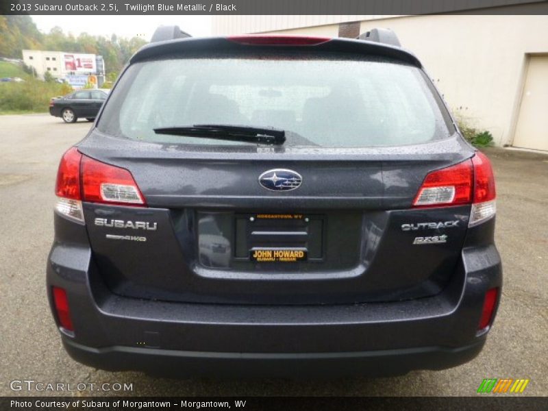 Twilight Blue Metallic / Black 2013 Subaru Outback 2.5i