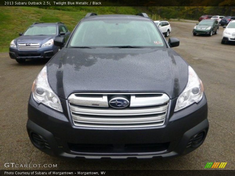 Twilight Blue Metallic / Black 2013 Subaru Outback 2.5i