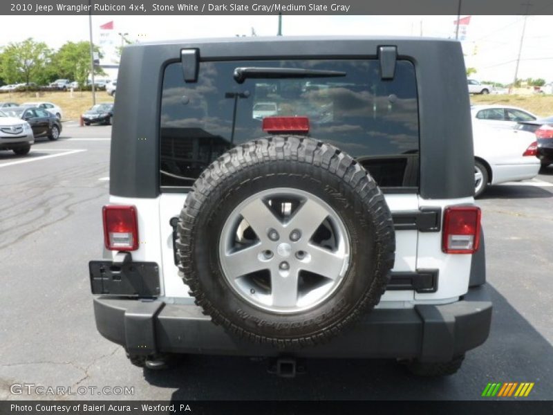 Stone White / Dark Slate Gray/Medium Slate Gray 2010 Jeep Wrangler Rubicon 4x4