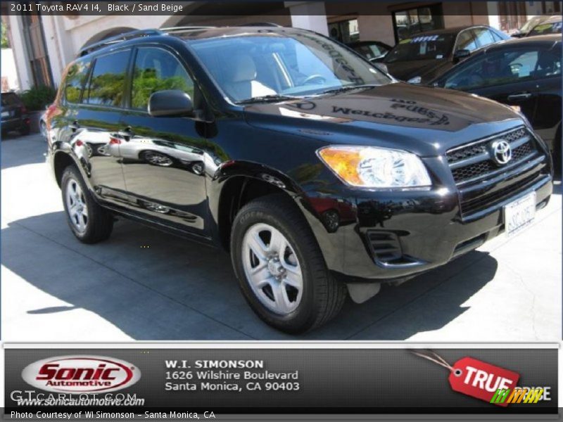 Black / Sand Beige 2011 Toyota RAV4 I4