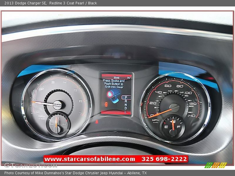 Redline 3 Coat Pearl / Black 2013 Dodge Charger SE