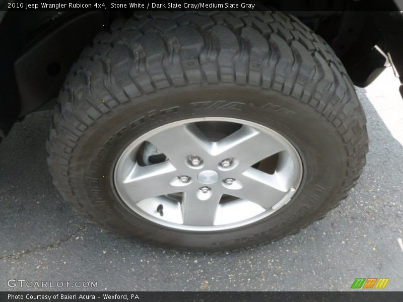 Stone White / Dark Slate Gray/Medium Slate Gray 2010 Jeep Wrangler Rubicon 4x4