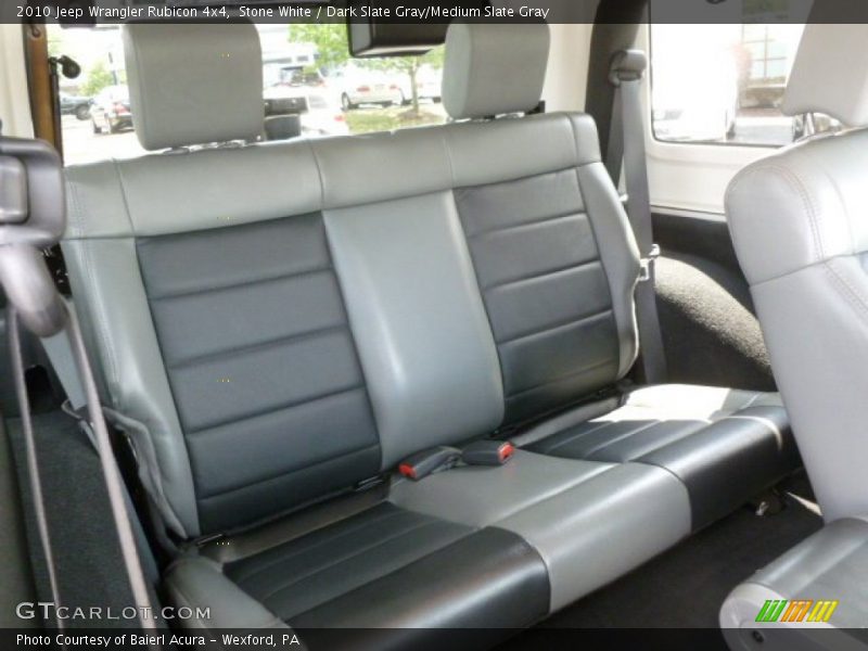 Stone White / Dark Slate Gray/Medium Slate Gray 2010 Jeep Wrangler Rubicon 4x4