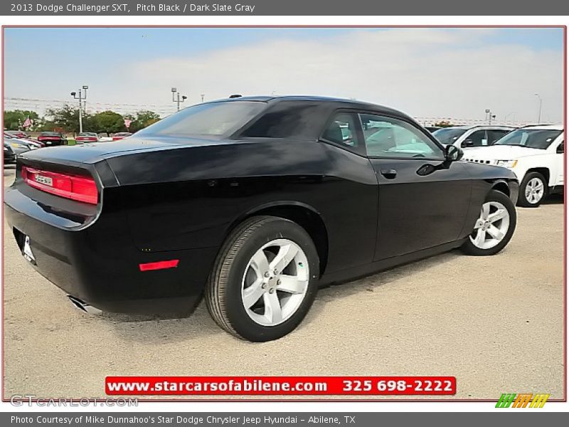 Pitch Black / Dark Slate Gray 2013 Dodge Challenger SXT
