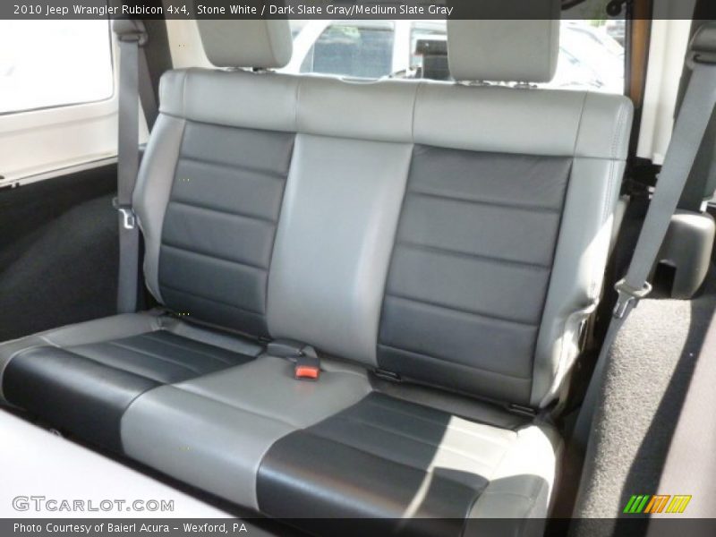 Stone White / Dark Slate Gray/Medium Slate Gray 2010 Jeep Wrangler Rubicon 4x4