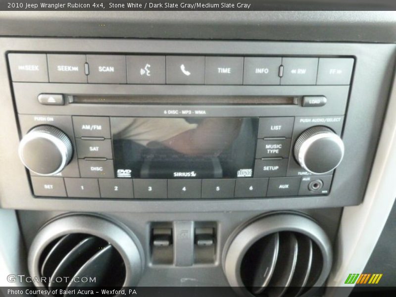 Stone White / Dark Slate Gray/Medium Slate Gray 2010 Jeep Wrangler Rubicon 4x4