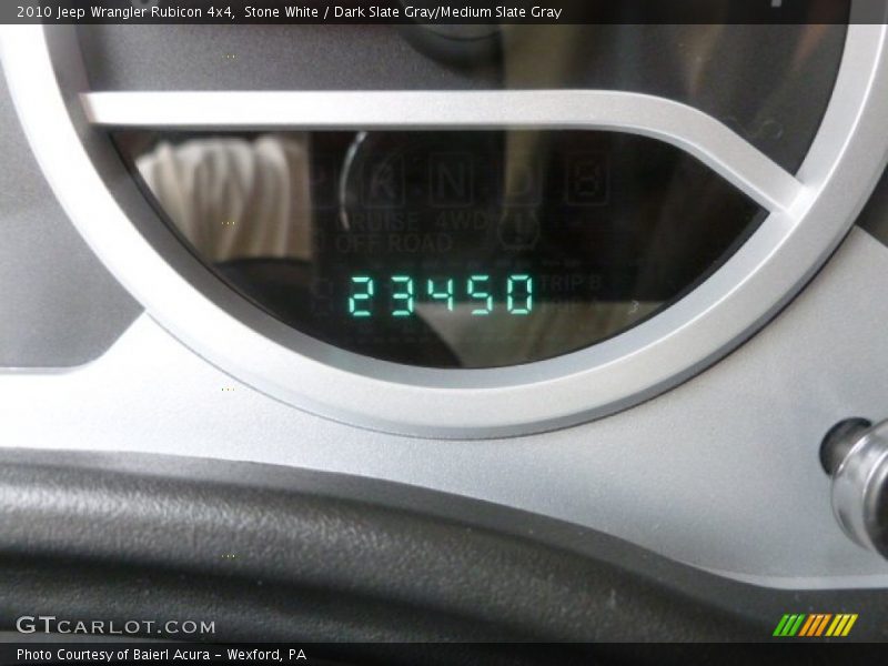 Stone White / Dark Slate Gray/Medium Slate Gray 2010 Jeep Wrangler Rubicon 4x4