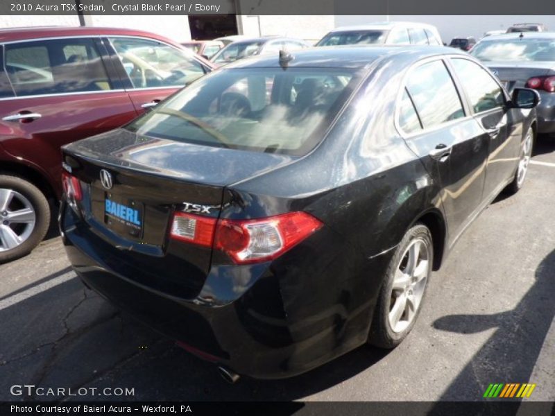Crystal Black Pearl / Ebony 2010 Acura TSX Sedan
