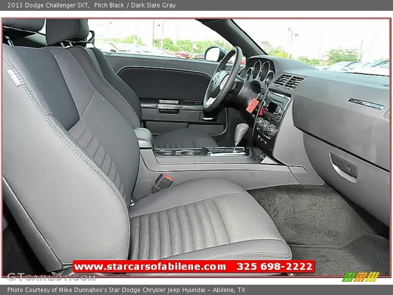 Pitch Black / Dark Slate Gray 2013 Dodge Challenger SXT