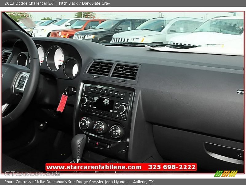 Pitch Black / Dark Slate Gray 2013 Dodge Challenger SXT