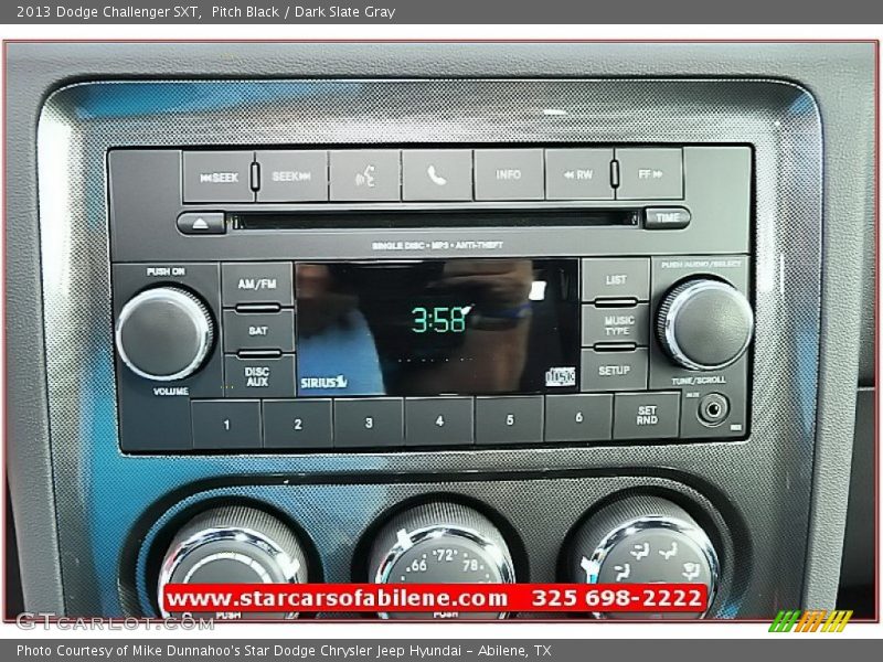 Pitch Black / Dark Slate Gray 2013 Dodge Challenger SXT