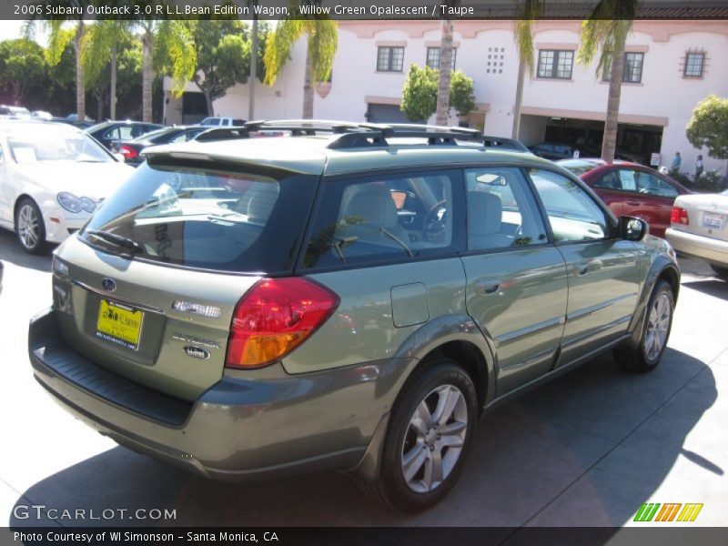 Willow Green Opalescent / Taupe 2006 Subaru Outback 3.0 R L.L.Bean Edition Wagon