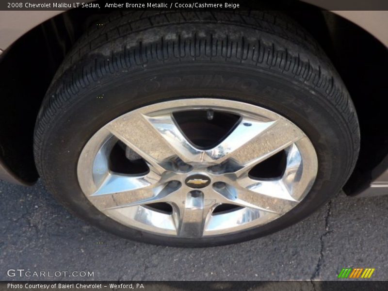 Amber Bronze Metallic / Cocoa/Cashmere Beige 2008 Chevrolet Malibu LT Sedan