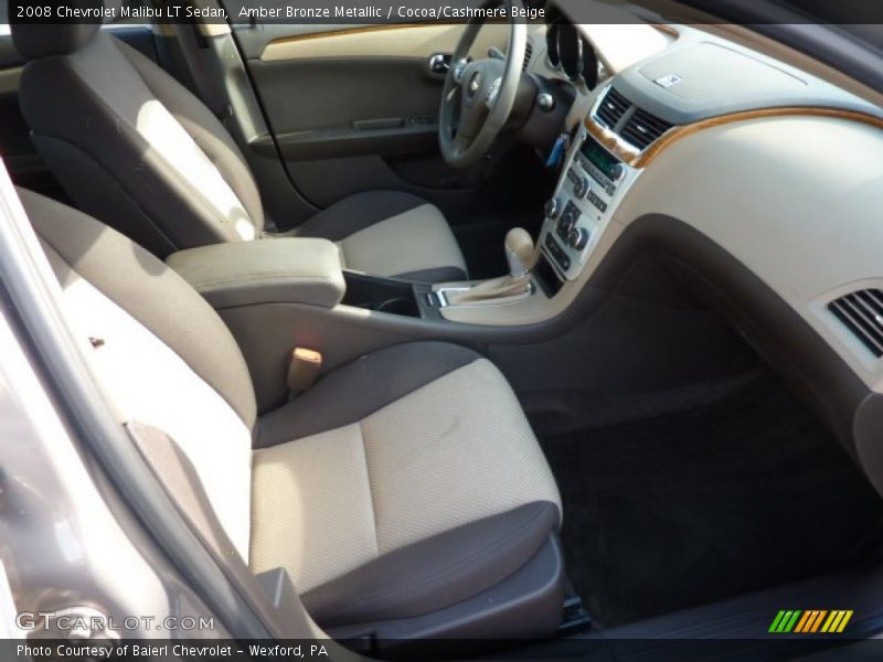 Amber Bronze Metallic / Cocoa/Cashmere Beige 2008 Chevrolet Malibu LT Sedan