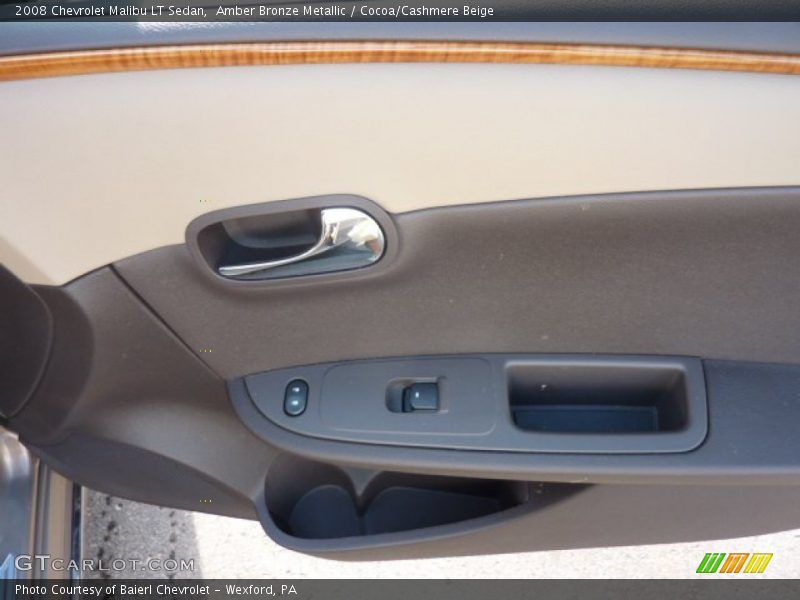 Amber Bronze Metallic / Cocoa/Cashmere Beige 2008 Chevrolet Malibu LT Sedan