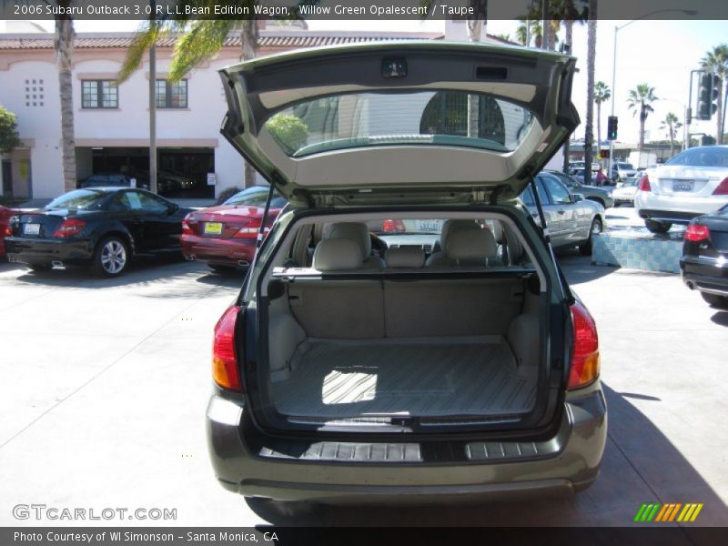 Willow Green Opalescent / Taupe 2006 Subaru Outback 3.0 R L.L.Bean Edition Wagon