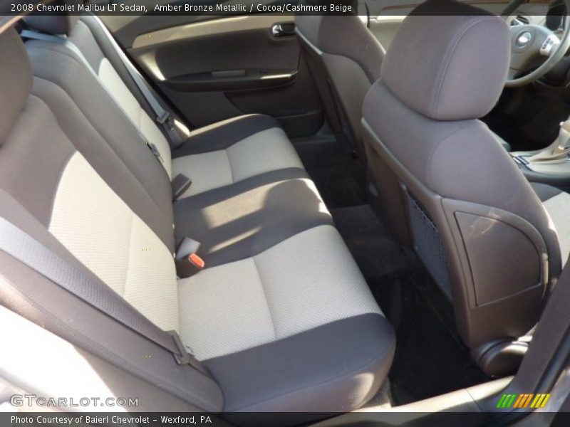 Amber Bronze Metallic / Cocoa/Cashmere Beige 2008 Chevrolet Malibu LT Sedan