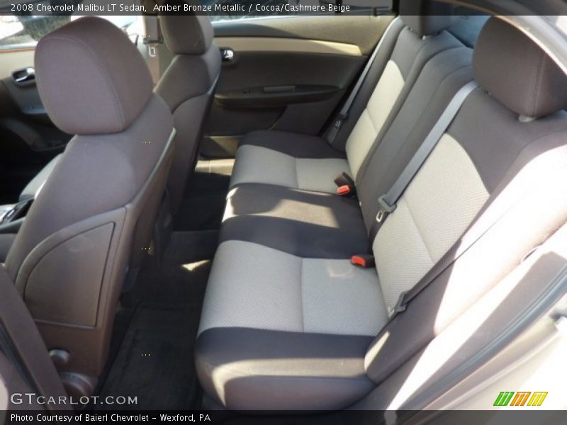 Amber Bronze Metallic / Cocoa/Cashmere Beige 2008 Chevrolet Malibu LT Sedan