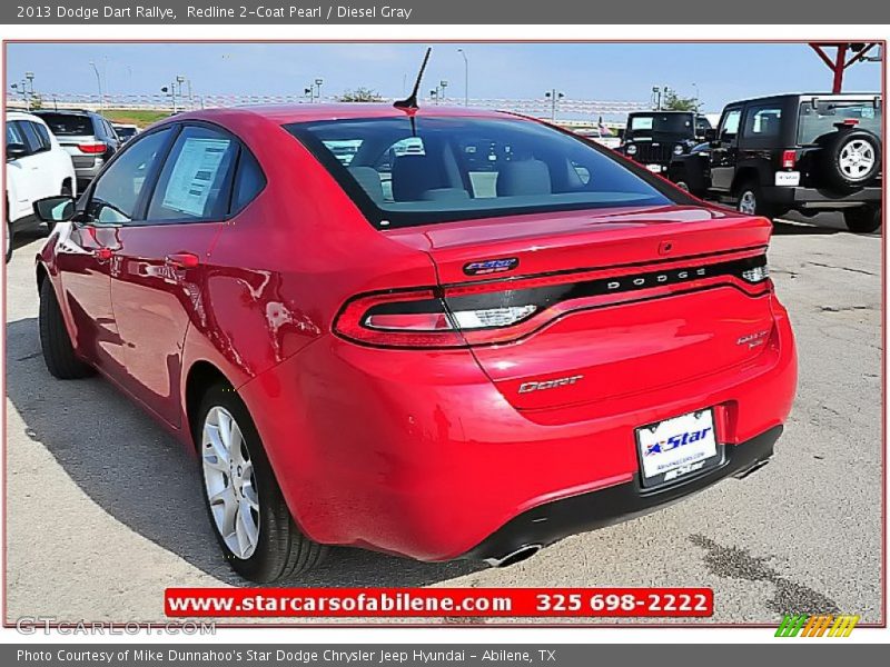 Redline 2-Coat Pearl / Diesel Gray 2013 Dodge Dart Rallye