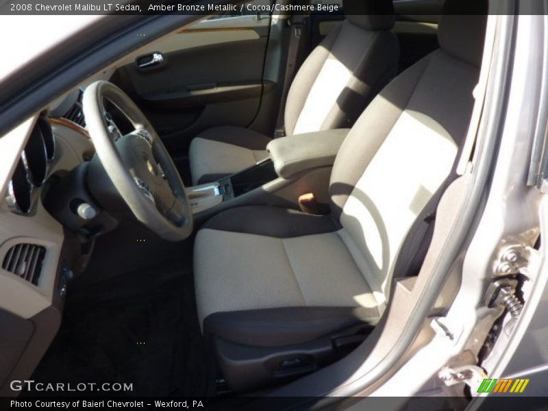Amber Bronze Metallic / Cocoa/Cashmere Beige 2008 Chevrolet Malibu LT Sedan