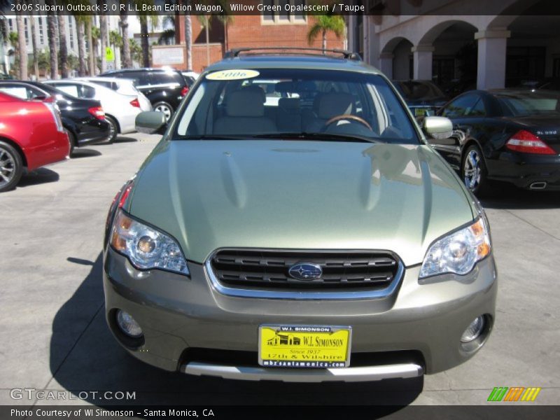 Willow Green Opalescent / Taupe 2006 Subaru Outback 3.0 R L.L.Bean Edition Wagon
