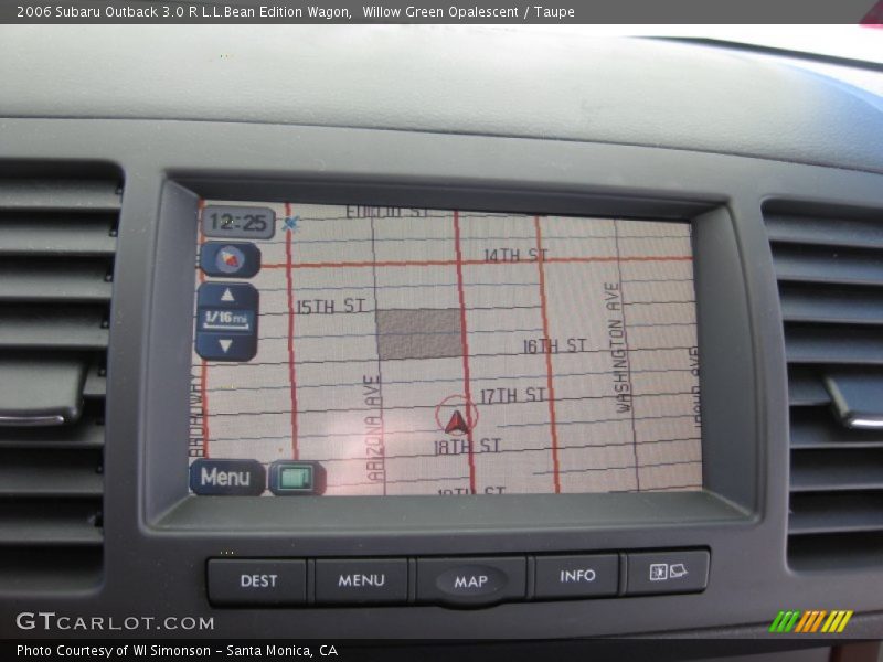 Willow Green Opalescent / Taupe 2006 Subaru Outback 3.0 R L.L.Bean Edition Wagon