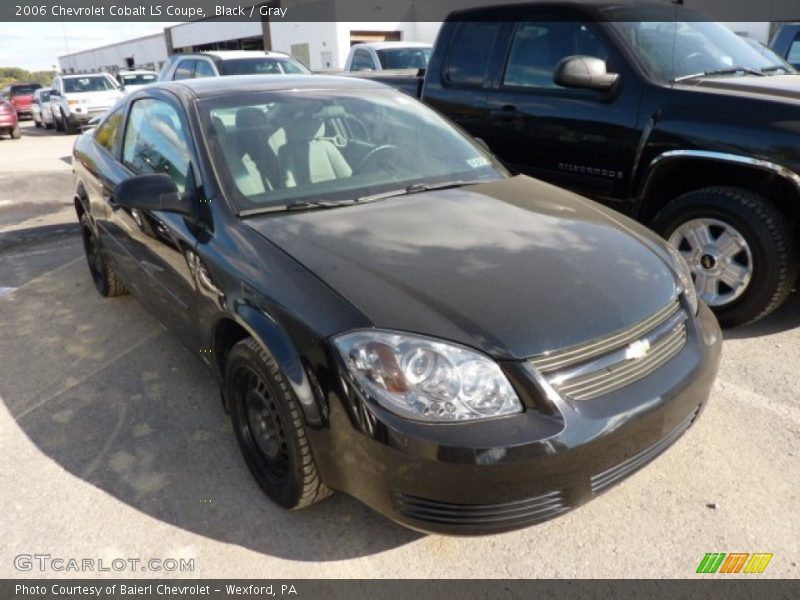 Black / Gray 2006 Chevrolet Cobalt LS Coupe