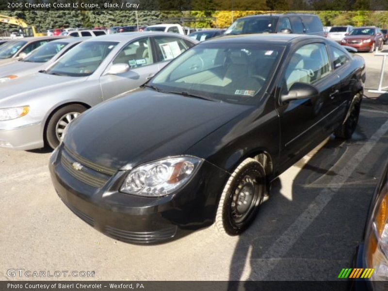 Black / Gray 2006 Chevrolet Cobalt LS Coupe