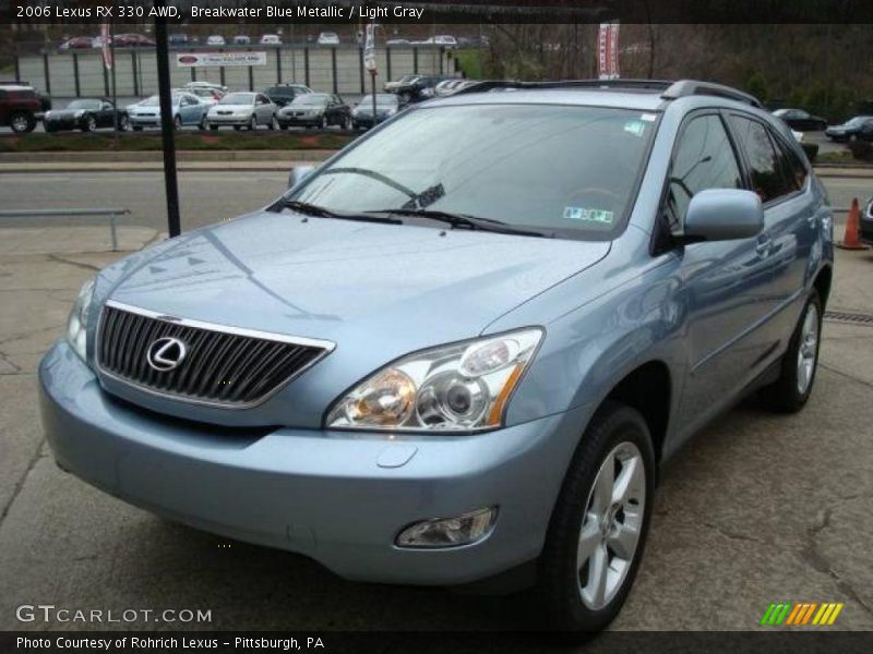 Breakwater Blue Metallic / Light Gray 2006 Lexus RX 330 AWD