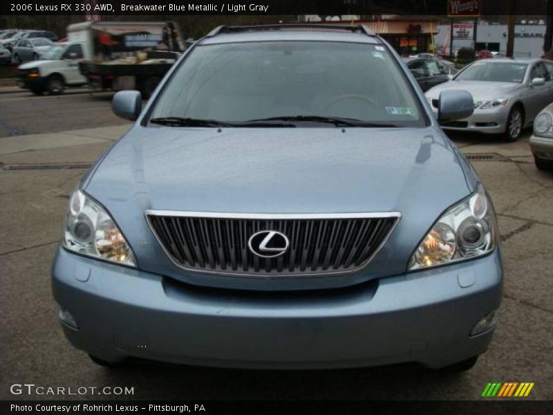 Breakwater Blue Metallic / Light Gray 2006 Lexus RX 330 AWD