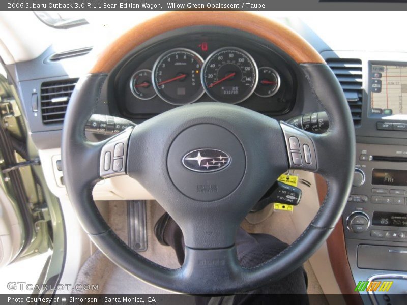 Willow Green Opalescent / Taupe 2006 Subaru Outback 3.0 R L.L.Bean Edition Wagon