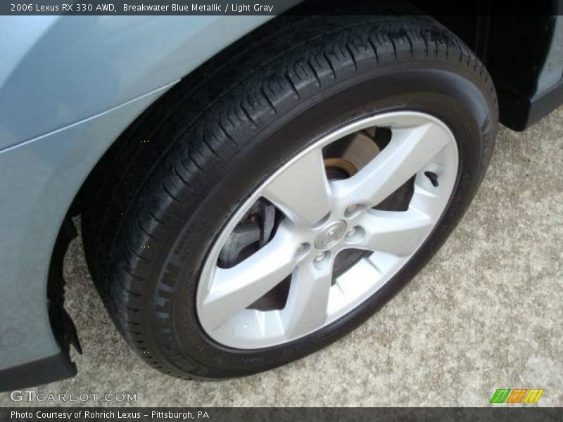 Breakwater Blue Metallic / Light Gray 2006 Lexus RX 330 AWD