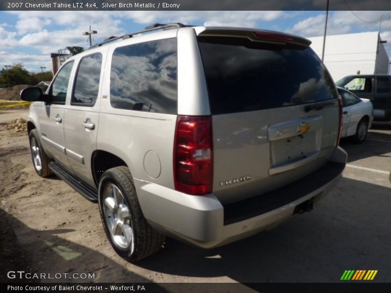 Silver Birch Metallic / Ebony 2007 Chevrolet Tahoe LTZ 4x4