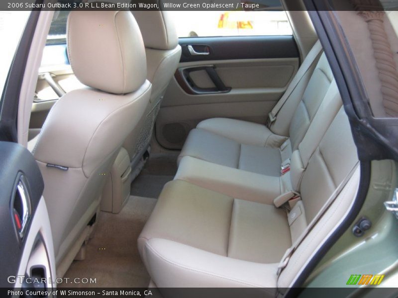 Willow Green Opalescent / Taupe 2006 Subaru Outback 3.0 R L.L.Bean Edition Wagon