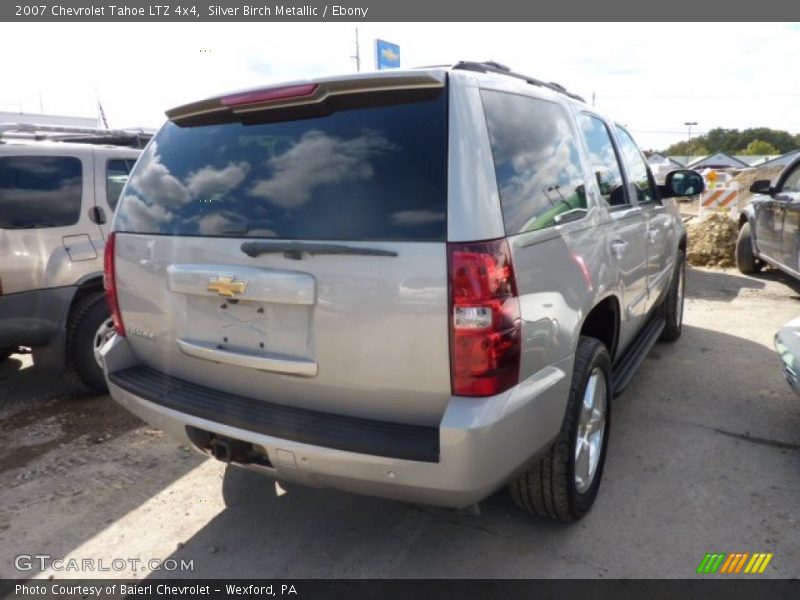 Silver Birch Metallic / Ebony 2007 Chevrolet Tahoe LTZ 4x4