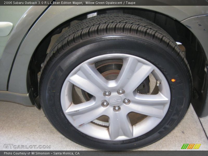 Willow Green Opalescent / Taupe 2006 Subaru Outback 3.0 R L.L.Bean Edition Wagon