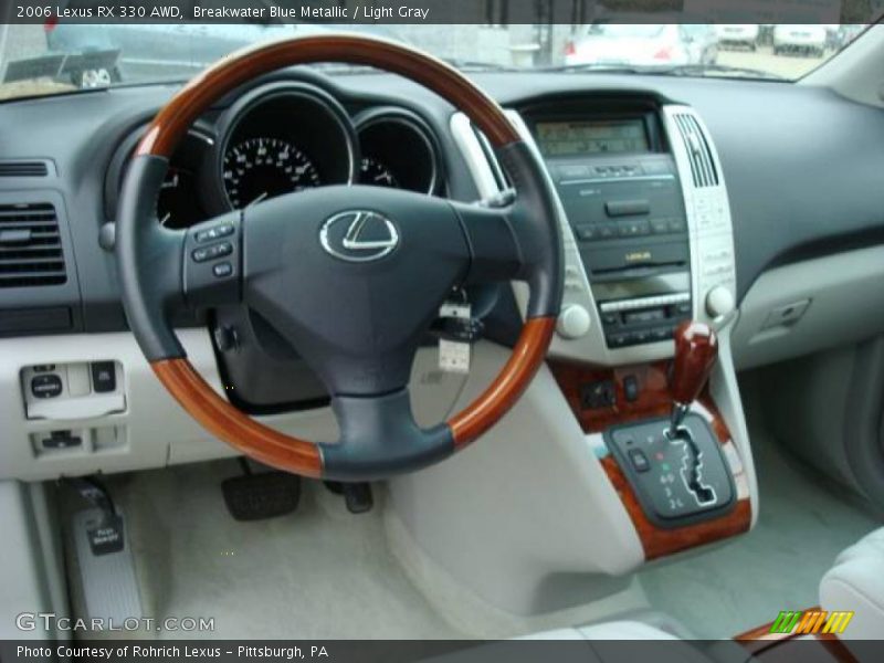 Breakwater Blue Metallic / Light Gray 2006 Lexus RX 330 AWD