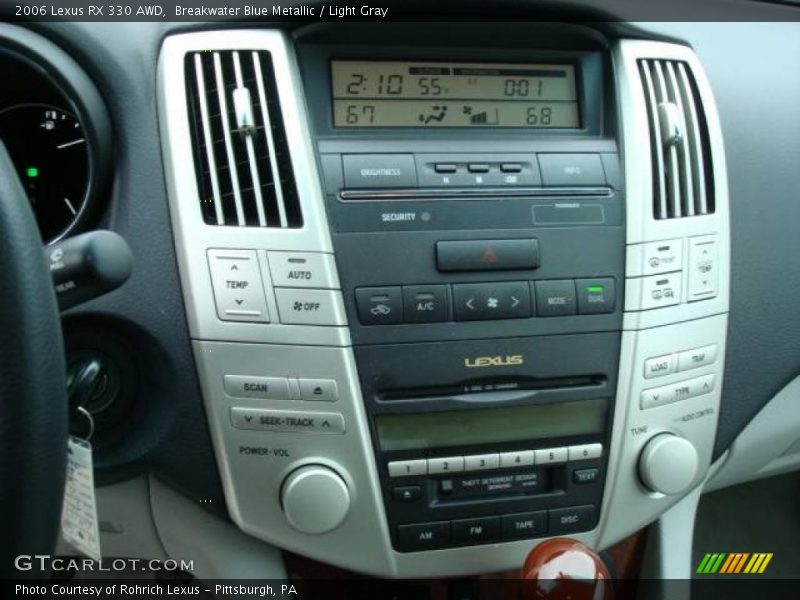 Breakwater Blue Metallic / Light Gray 2006 Lexus RX 330 AWD