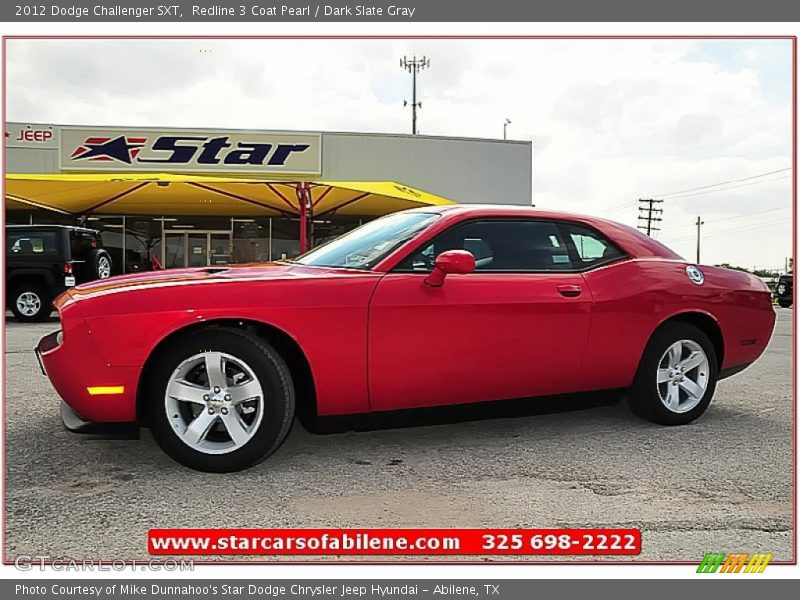 Redline 3 Coat Pearl / Dark Slate Gray 2012 Dodge Challenger SXT