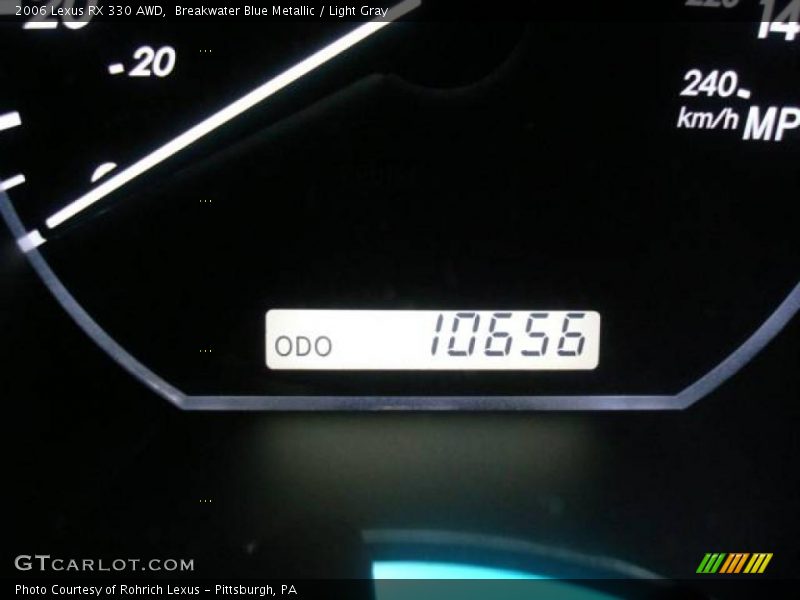 Breakwater Blue Metallic / Light Gray 2006 Lexus RX 330 AWD