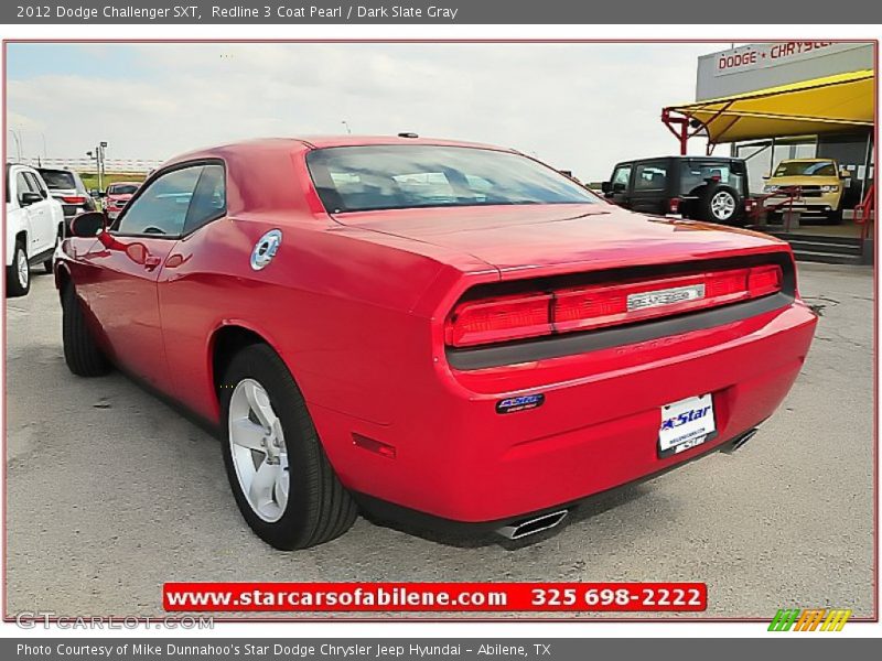Redline 3 Coat Pearl / Dark Slate Gray 2012 Dodge Challenger SXT
