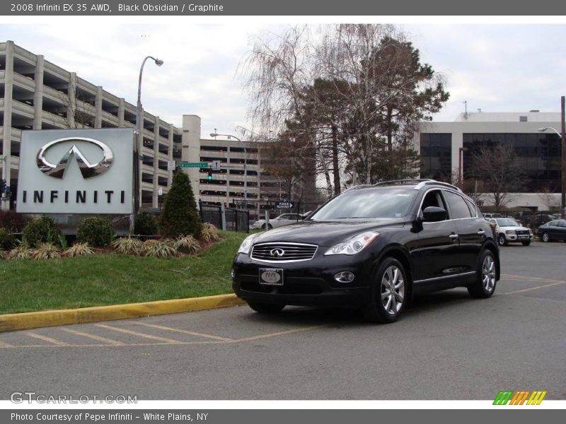 Black Obsidian / Graphite 2008 Infiniti EX 35 AWD