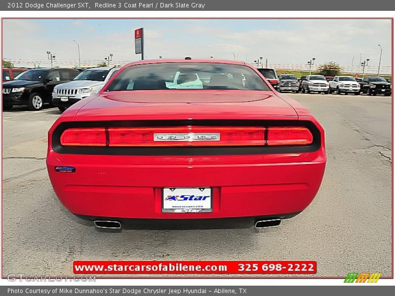 Redline 3 Coat Pearl / Dark Slate Gray 2012 Dodge Challenger SXT