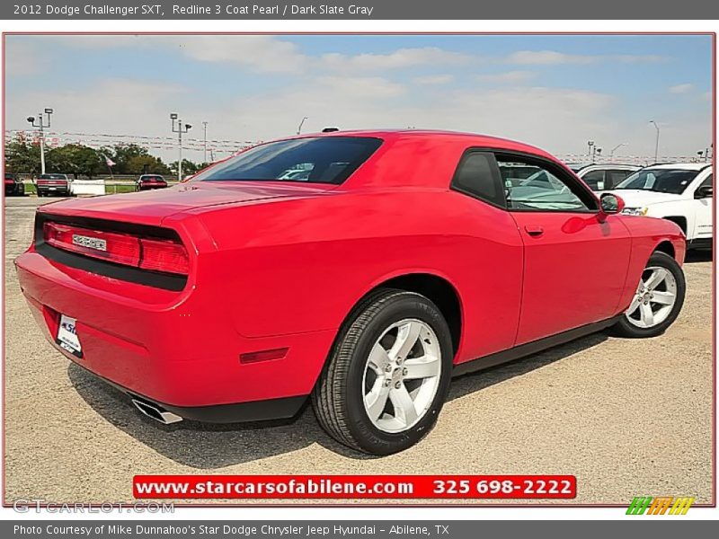 Redline 3 Coat Pearl / Dark Slate Gray 2012 Dodge Challenger SXT