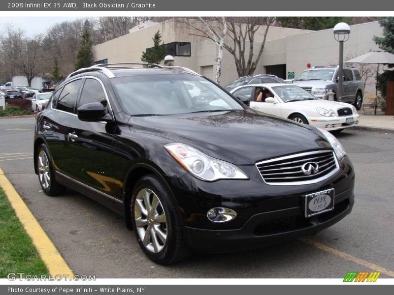 Black Obsidian / Graphite 2008 Infiniti EX 35 AWD