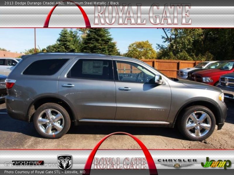 Maximum Steel Metallic / Black 2013 Dodge Durango Citadel AWD