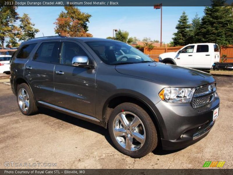 Maximum Steel Metallic / Black 2013 Dodge Durango Citadel AWD