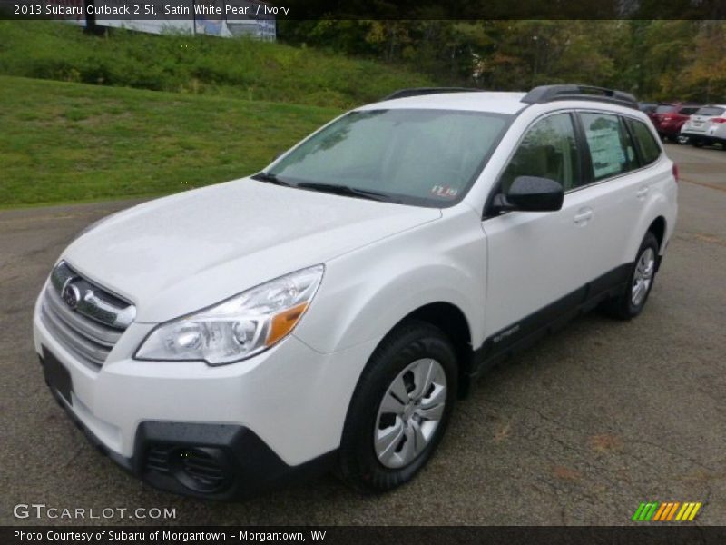 Satin White Pearl / Ivory 2013 Subaru Outback 2.5i